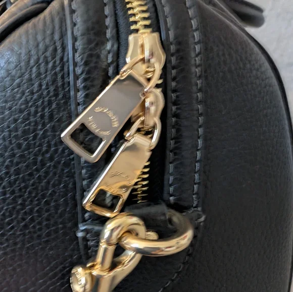 Coach Large Rowan Black Pebbled Leather - Picture 5 of 11